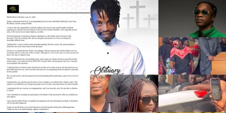 I Sincerely Regret My Outburst While Explaining My Absence From Claude’s Funeral – KK Fosu Apologises