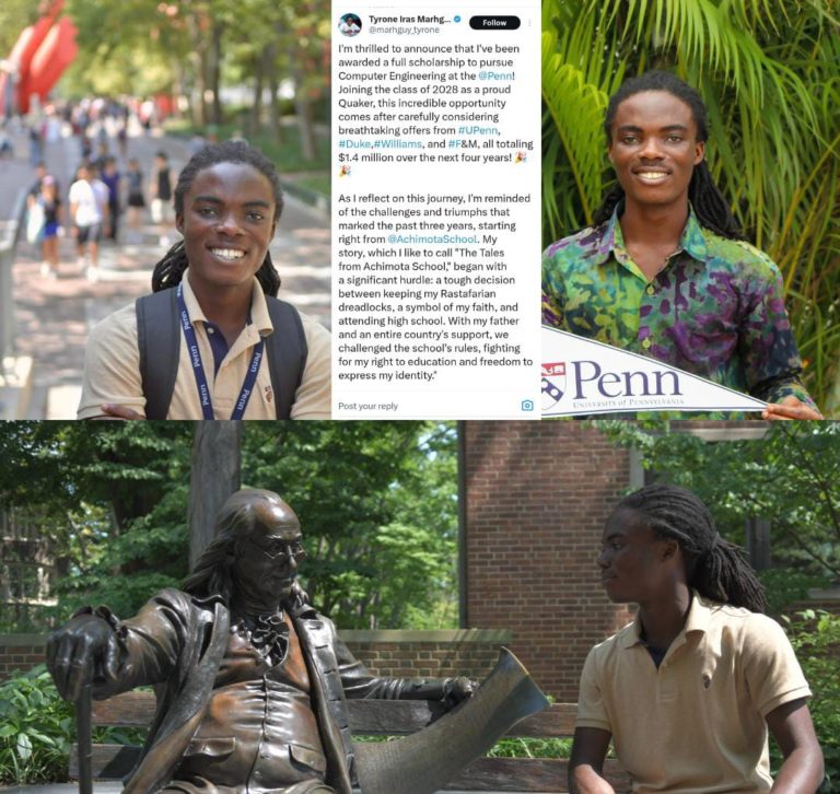 Tyrone Marhguy:  Former Achimota Rastafarian Student Gets Full Scholarship To Study At University Of Pennsylvania In US
