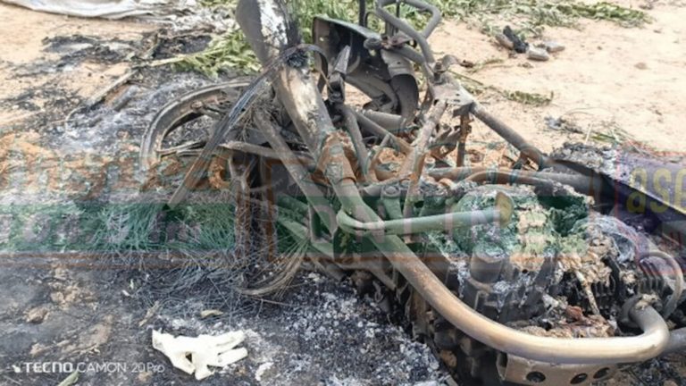 C/R: Man Burnt To Death At Awutu Senya For Stealing Goat