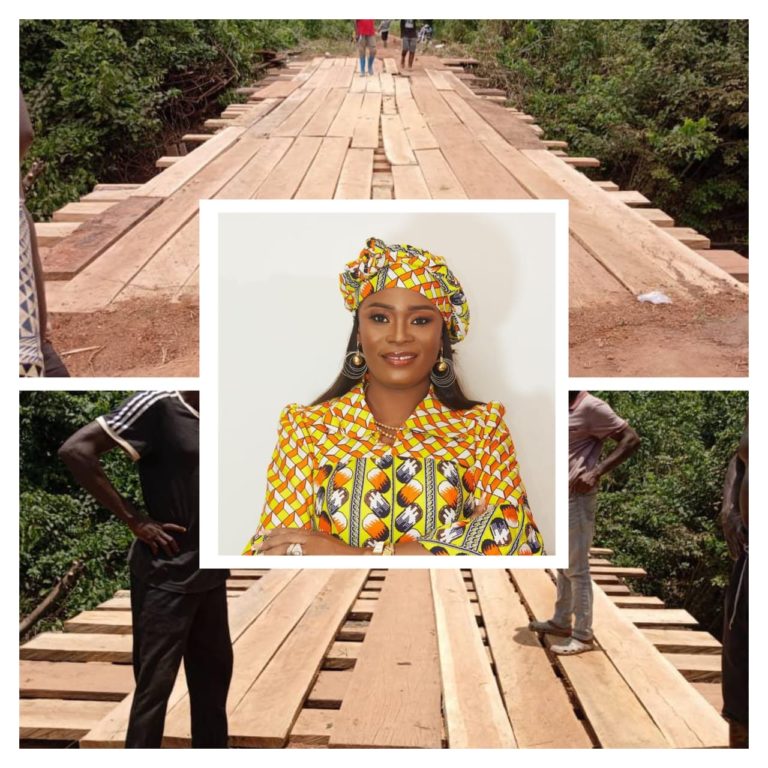 NDC PC for Amenfi central constructs bridge at Anomatewa-Beposo.