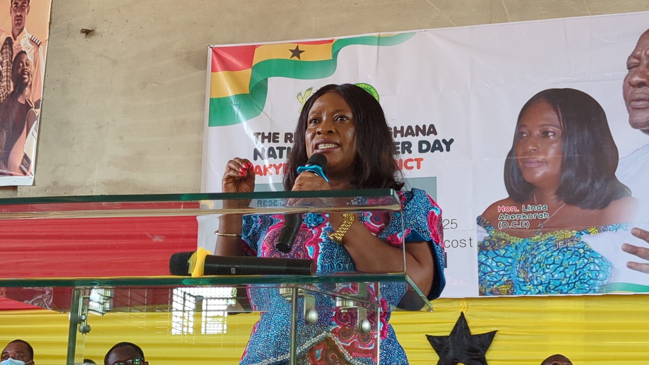 District Chief Executive (DCE) for Akyemansa in the Eastern Region, Hon. Linda Ahenkorah