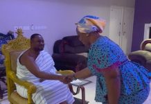 A/R: Development-Focused MP, Hon. Adelaide Ntim, Visits Sekyere Kwamang Paramount Chief to Say Thank You.