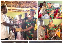 A/R: Hon. Adelaide Ntim Supports PWDs in Nsuta Kwamang Beposo with GH¢50,000 Christmas Donation.