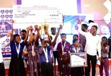 Reverence Preparatory and JHS Crowned Northern Sector Champions of Perfect Series Contest.